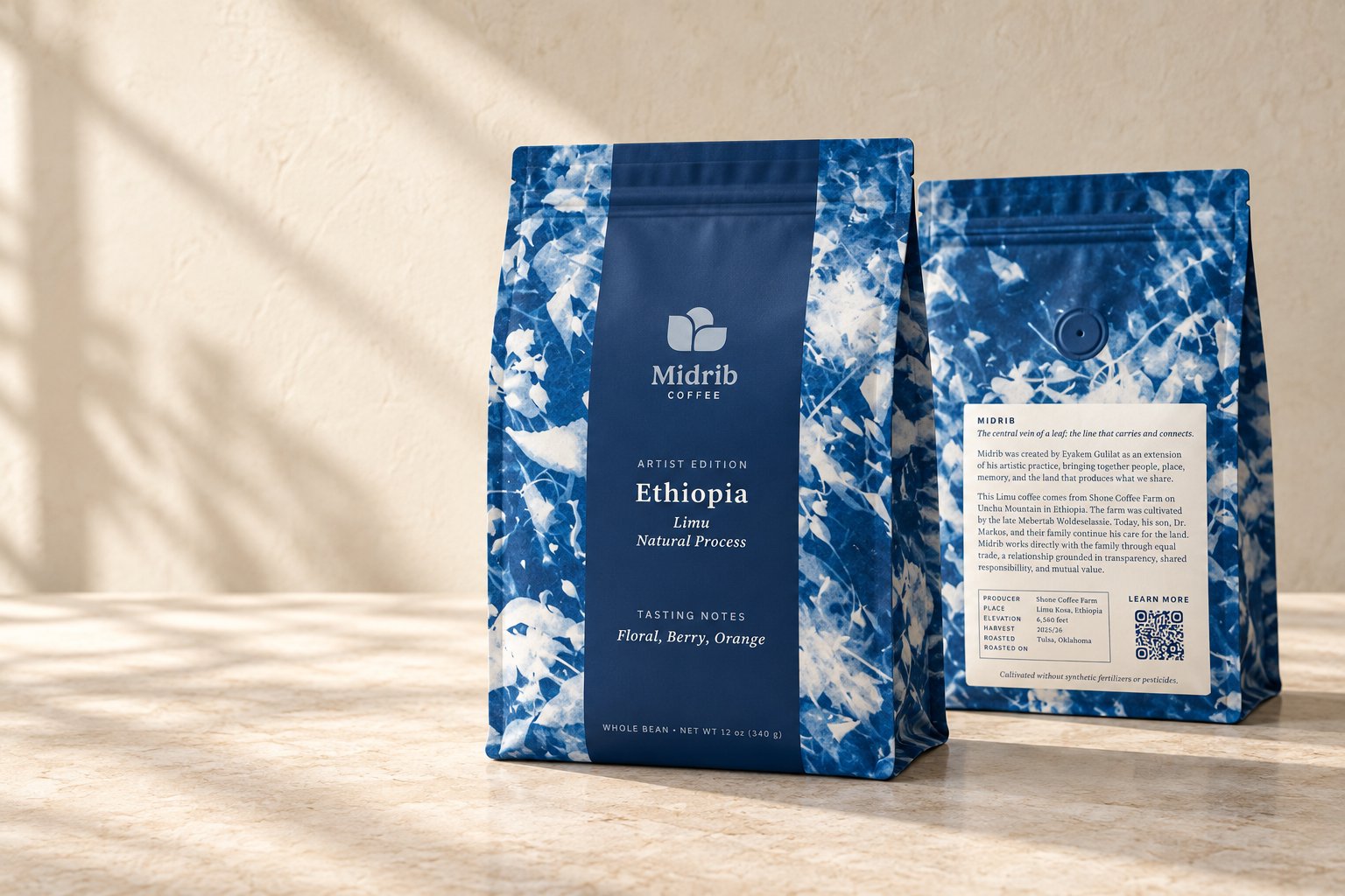 Midrib Coffee Artist Edition bag — Ethiopia, Limu, Natural Process