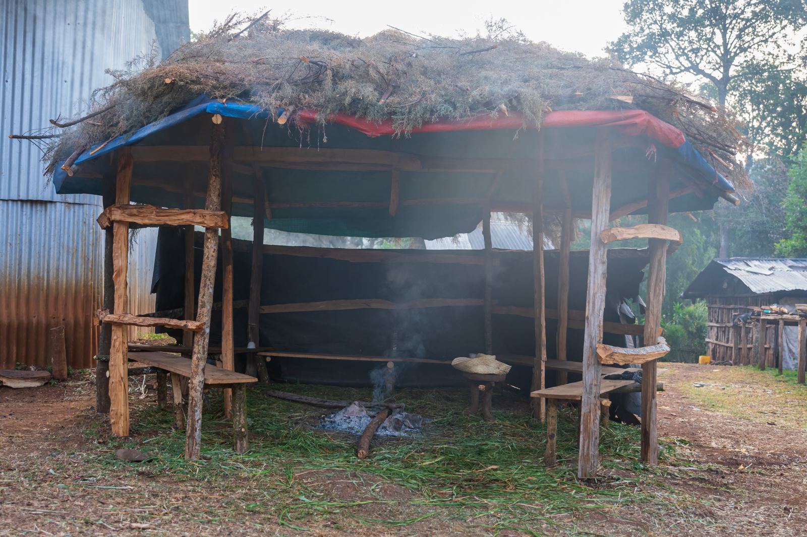 The coffee shed at morning