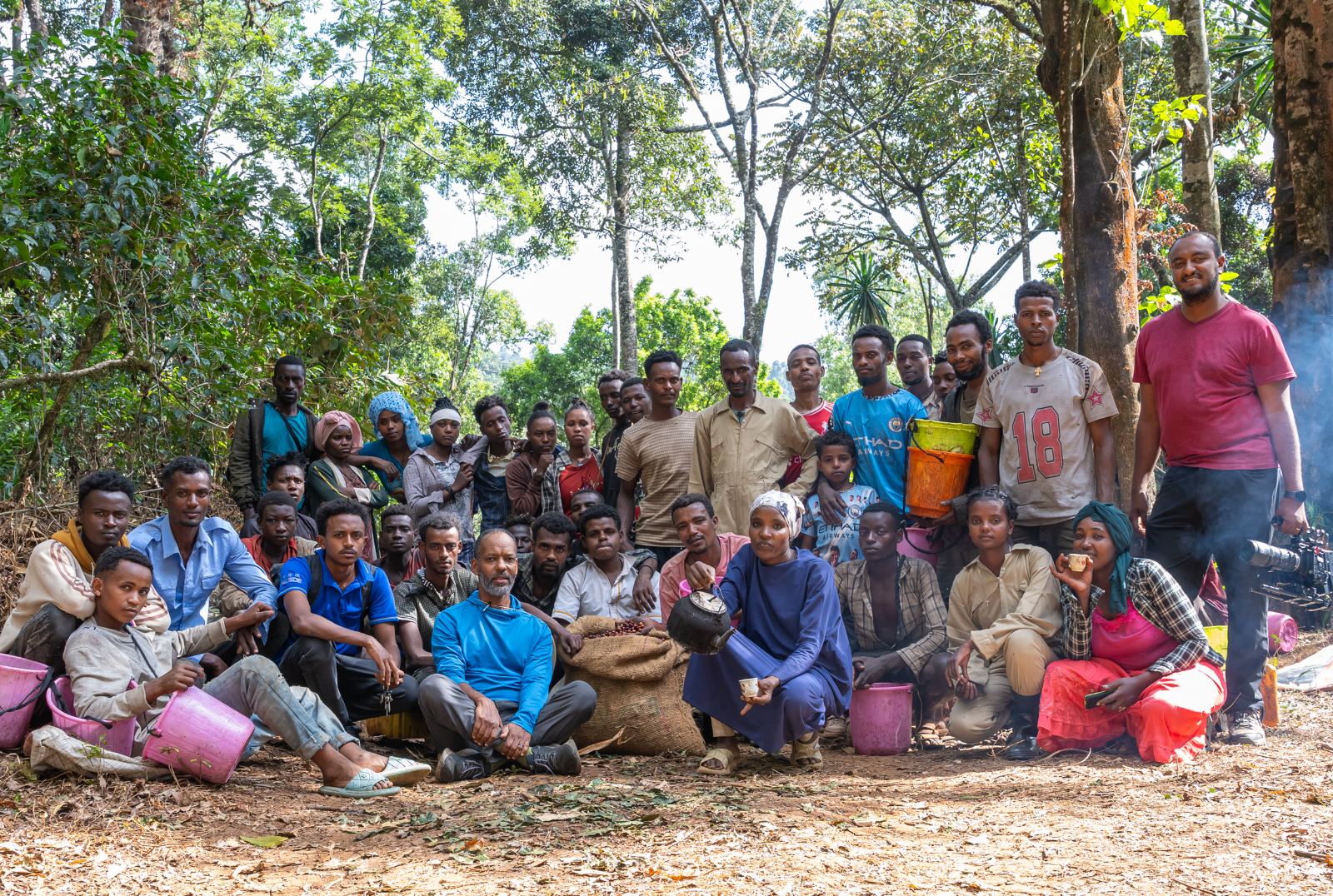 The Shone Coffee Farm crew, 2024 harvest